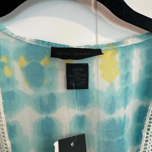 NWT STEVE MADDEN Tie-Dye Swim‎ Cover Up OSFM - Picture 7 of 8